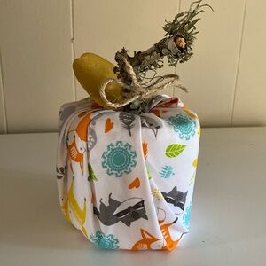 Fall Animal Print Pumpkin